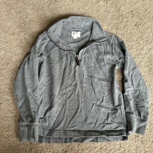 Boys Crewcuts Halfzip grey shirt yxs 4/5